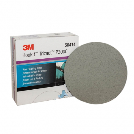 Bureti Trizact - Disc abraziv, 3M™ Trizact™ Hookit™ Foam Abrasive Disc 443 SA, pentru matuit inainte de polish, diferite duritati P1000 - P8000, Ø 150 mm, 1 bucata