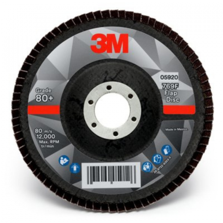 3. SCULE - Disc lamelar, 3M 51991 Flap Disc 769F, pentru polizor unghiular, granulatie P40 - P60 - P80, diametru 115 mm