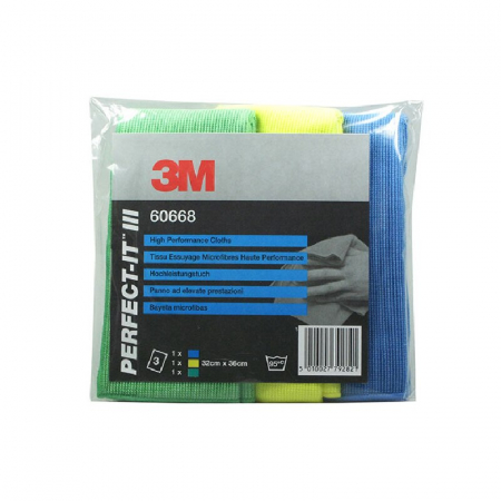 Lavete polish - Set 3 lavete microfibra, 3M Scotch-Brite 2011 High Performance Wipe, dimensiune 32 x 36 cm