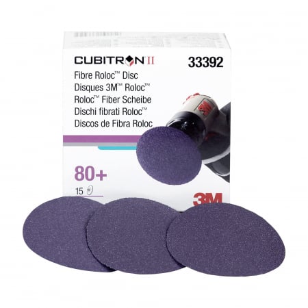 2. CONSUMABILE - Disc abraziv, 3M Cubitron II, Roloc Fibra, diferite duritati, diametru 75 mm