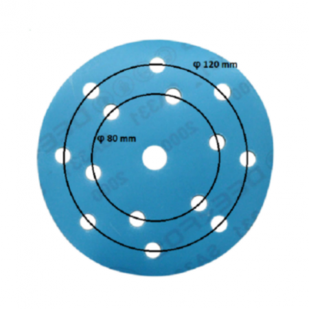 Disc abraziv, Deerfos Film SA331 V 15H/XX0, slefuire pe umed, diametru 150 mm [1]