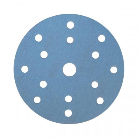 Disc abraziv velcro - Disc abraziv slefuit, Norton A975 PRO+ albastru, velcro Ø 150 mm