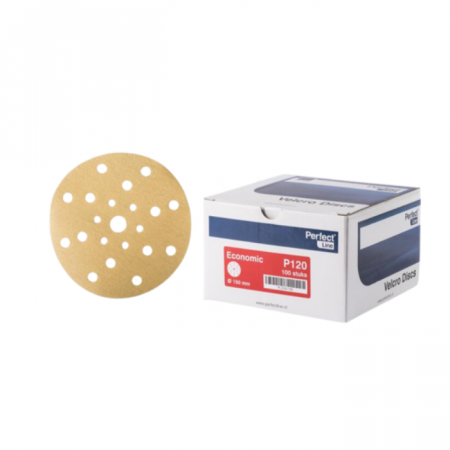 2. CONSUMABILE - Disc abraziv slefuit, Norton Flexovit Red, velcro Ø 125 mm