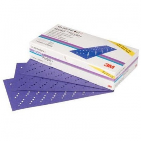 Hartie abraziva - Coala abraziva slefuit velcro, 3M Cubitron II 737U, Multihole, duritate P80 - P120, diamensiune 70 x 127 mm