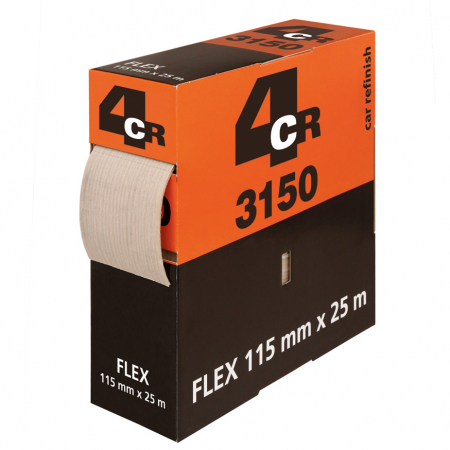 2. CONSUMABILE - Hartie abraziva, 4CR, slefuire pe umed sau uscat, granulatie P150- P800, dimensiune 115 mm x 25 m