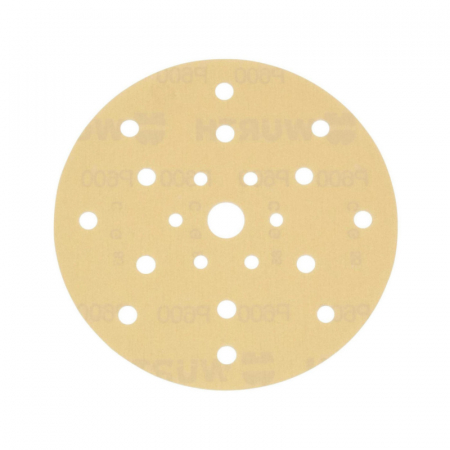 2. CONSUMABILE - Disc abraziv slefuit velcro, Wurth 506 353 0XX, 21 gauri, duritate P40 - P600, diametru Ø 150 mm