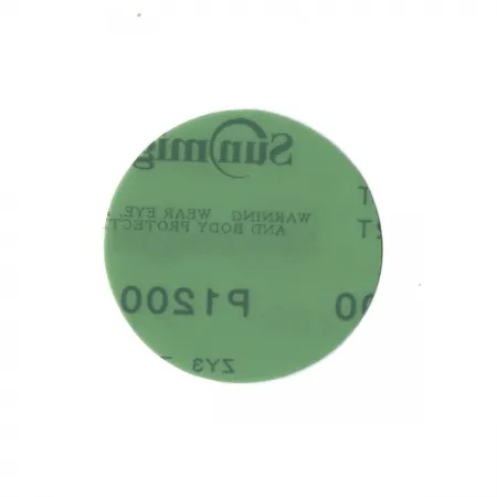 Disc abraziv velcro - Disc abraziv, Sunmight ALeX, cu film velcro, verde, diametru 75 mm