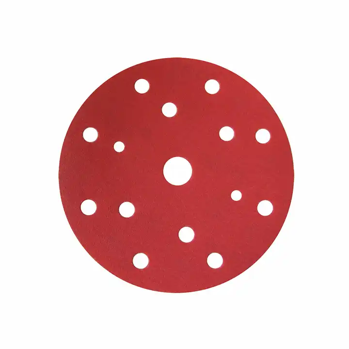 2. CONSUMABILE - Disc abraziv velcro, Finixa SPDA Rosu, granulatie P40 - P1000, diametru 150 mm