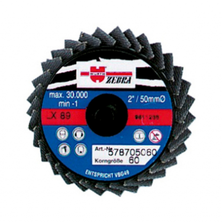 3. SCULE - Disc lamelar, Wurth Flexi-Disc, pentru polizor unghiular, Ø 50/75/115 mm