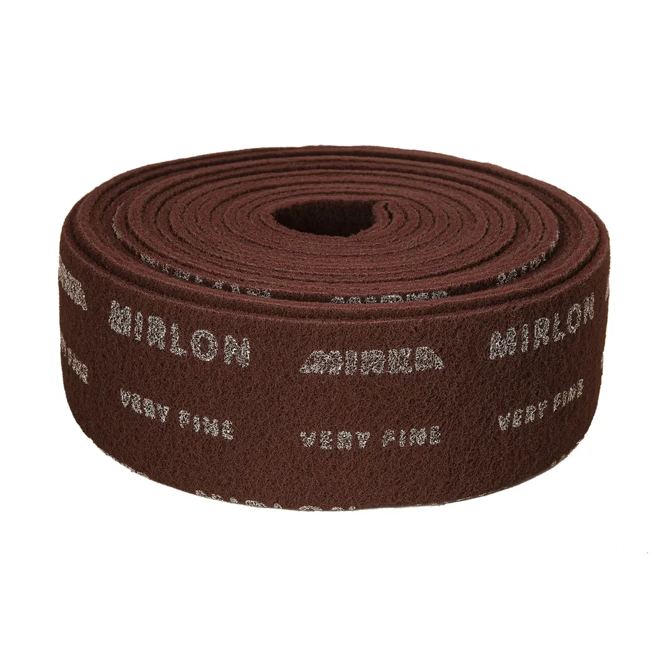 2. CONSUMABILE - Rola pasla abraziva, Mirka Mirlon®, gri/rosu, dimensiune 115 mm x 10 metri