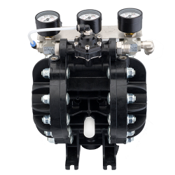 Pompa cu membrana, Binks DX70 ratio 1:1 ratio, greutate pompa - 2.2 Kg, presiune aer maxima - 7 Bar [3]