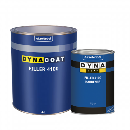 2. CONSUMABILE - Filler acrilic 4:1, Dynacoat 4100, culoare la alegere, gramaj 0.8 / 4 litri filler + 0.2 / 1 litru intaritor