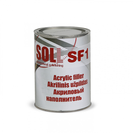 2. CONSUMABILE - Filler Acrilic, Soll SF1 1K, culoare gri deschis, cantitate 0.8 litri