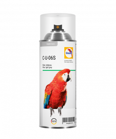 Spray Primer - Spray primer, Glasurit C-U-0XS 4:1, culoare gri, cantitate 400 ml