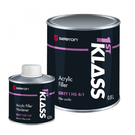 Filler - Filler Acrilic HS, Klass 4:1, culoare la alegere, cantitate 1 litru, include intaritor