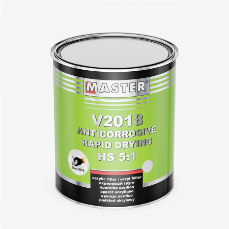 Filler Acrilic HS, Master V2018 5:1, cantitate 3 L, cu intaritor 0.6 L [1]