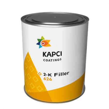 Filler - Filler acrilic rapid, Kapci 626, 2K, culoare gri, cantitate 1 litru