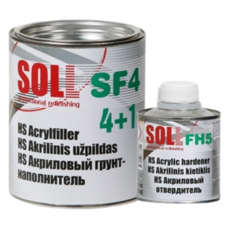 2. CONSUMABILE - Filler acrilic, Soll SF4 4:1, culoare gri, cantitate 1 litru