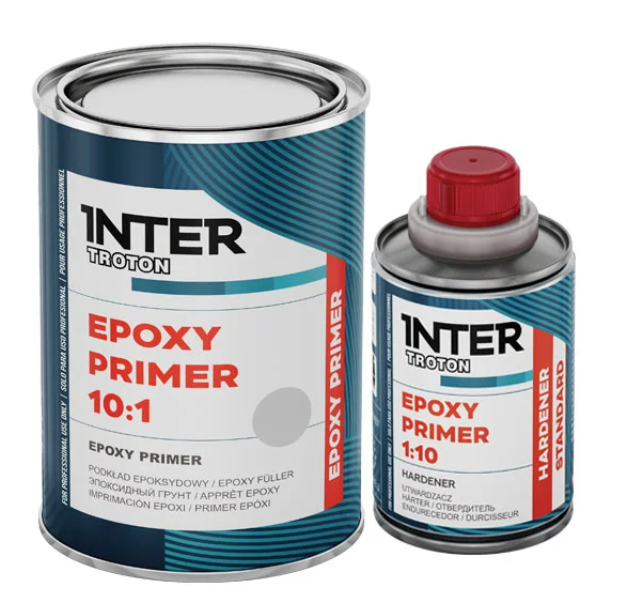 Epoxy Primer - Filler Anticoroziv, Troton Epoxy Primer 10:1, culoare gri, cantitate 1 litru + 0.1 litri intaritor