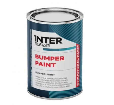 2. CONSUMABILE - Vopsea structurata pentru plastic, Troton Bumper Paint, culoare negru, cantitate 0.8 litri