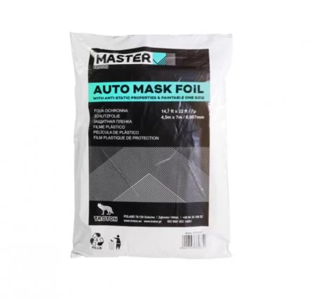 Folie mascare - Folie mascare, Master 6267, folie transparenta plic, dimensiune 4.5 x 7 metri, 7 microni