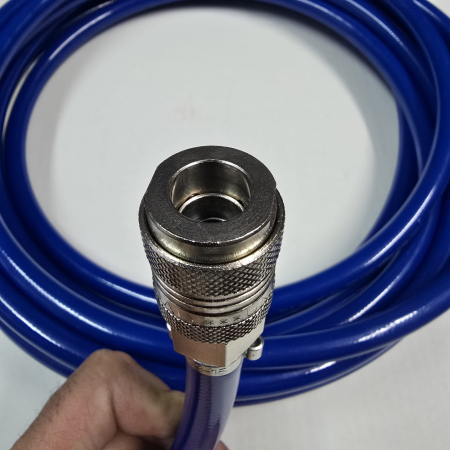 Furtun alimentare aer flexibil, MW PUR 1185, sertizat Ø 10 mm, lungime la alegere 5 m / 7.5 m / 10 m / 15 m / 20 m [2]