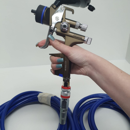 Furtun alimentare aer flexibil, MW PUR 1185, sertizat proferional Ø 10 mm, lungime la alegere 5 m / 10 m [4]