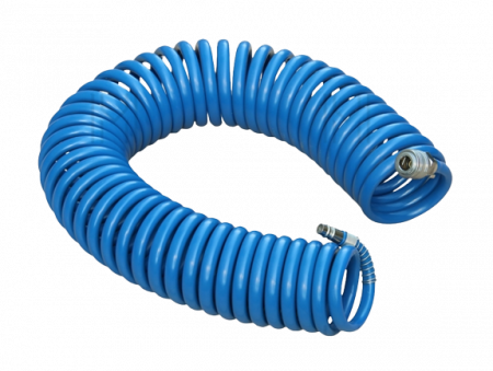 Furtun alimentare aer - Furtun alimentare aer, MVM PRH020, spiralat, culoare albastru, lungime 20 metri