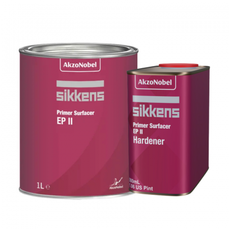 Epoxy Primer - Grund epoxidic 2:1, Sikkens EP II, culoare gri, gramaj 1 litru grund + 0.5 litri intaritor