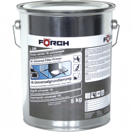 2. CONSUMABILE - Grund universal, Forch L286, monocomponent, culoare alb / gri / bej, gramaj 5 litri