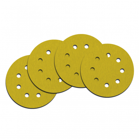 Disc abraziv velcro - Disc abraziv, Deerfos Paper CA331 V 15H/XX0, slefuire pe umed, diametru 150 mm