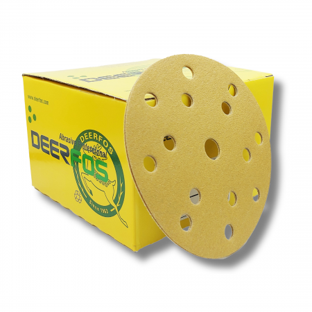 Disc abraziv, Deerfos Paper CA331 V 15H/XX0, slefuire pe umed, diametru 150 mm [2]