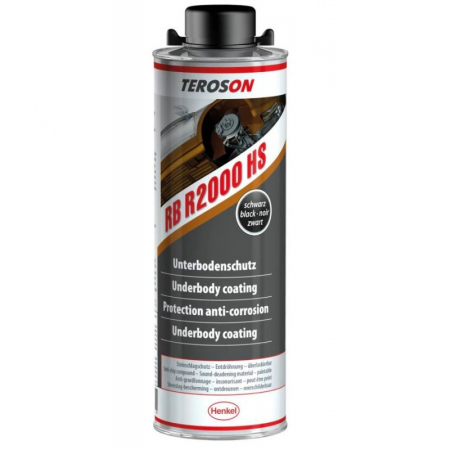 Insonorizant - Insonorizant pistol, Teroson® RB R2000 HS, din cauciuc si rasina, diferite culori, revopsibil, cantitate 1 litru