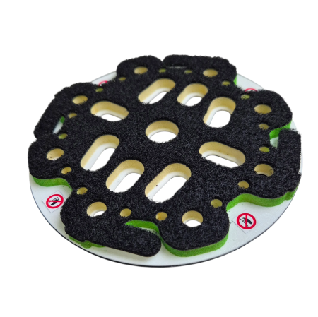 Bureti polish - Interfata premium, Pyktek Italia Levigator C PK3210, cu orificii, grosime 8 mm, diametru 150 mm