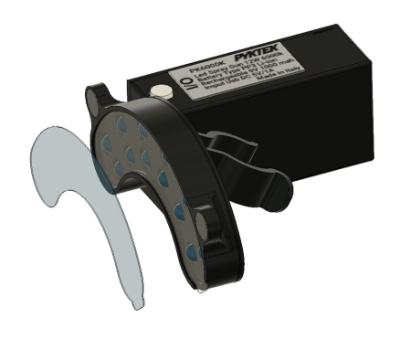 Lampa auxiliara universala led, Pyktek PK6000K, se poate monta pe aproape orice pistol de vopsit [8]