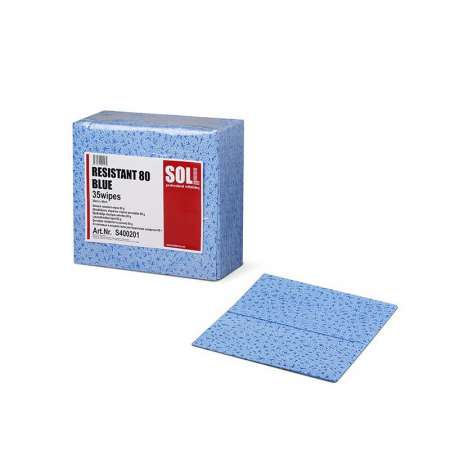 2. CONSUMABILE - Laveta degresat, SOLL RESISTANT 80, dimensiune 36 x 40 cm, rezistente la solvent, greutate 80.0 g/m²