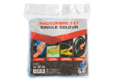 Laveta microfibra, Serwo Group 073010x, rezistenta la solvent, diferite culori, pachet 5 buc [4]