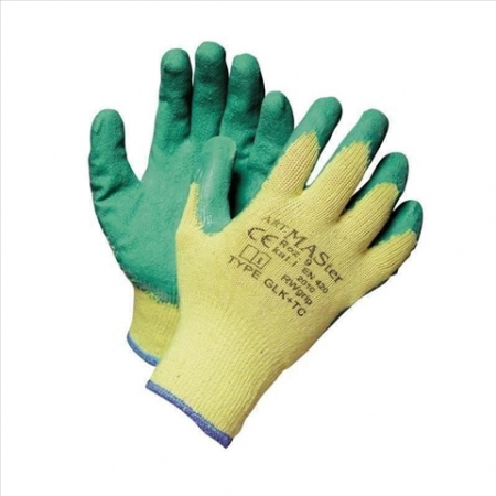Manusi protectie - Manusi de lucru, AFT 800106WD, cu pelicula din cauciuc in palma, set 2 bucati