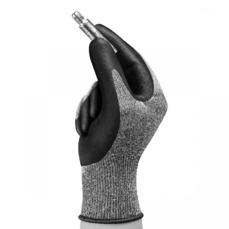 2.1 PROTECTIE PERSONALA - Manusi protectie, Starline HyFlex, foarte rezistente, culoare gri, 1 pereche