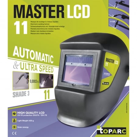Masca sudura, GYS 043442 Master LCD 11, pentru MMA 10▶150 / TIG 10▶175 / MIG-MAG 10▶200 [1]