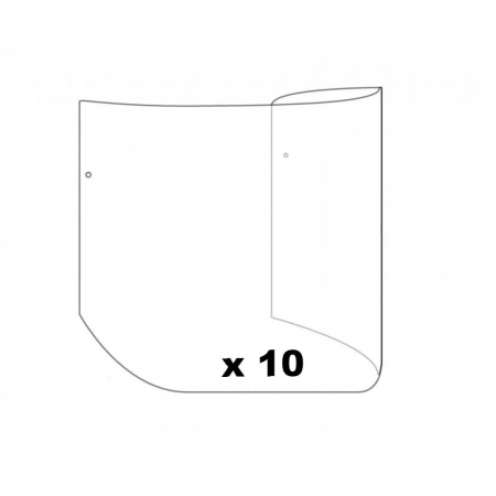2.1 PROTECTIE PERSONALA - Protectie pentru masca DeVilbiss Visor PROV-650 pachet de 10 bucati
