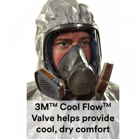 Masca protectie profesionala 3M™ 6900 Marime L, integrala de protectie respiratorie reutilizabila, fara filtre (se comanda separat) [1]