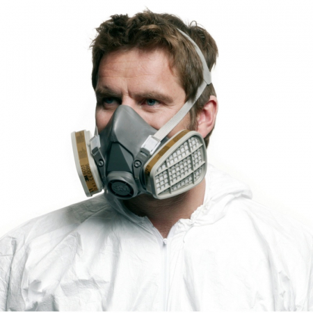 Masca protectie profesionala 3M™ 6200 Marime M, de protectie respiratorie, fara filtre (se comanda separat) [1]