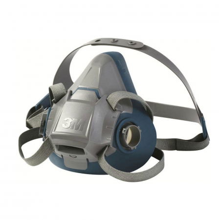 Masca protectie profesionala 3M™ 6502QL Marime M cu clapeta, de protectie respiratorie, fara filtre (se comanda separat) [0]
