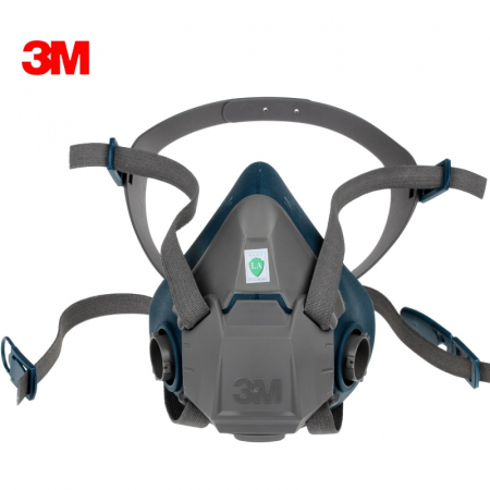 Masca protectie profesionala 3M™ 6502QL Marime M cu clapeta, de protectie respiratorie, fara filtre (se comanda separat) [1]