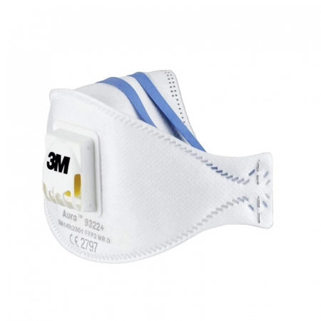Masca protectie respiratorie 3M Aura™ 9322+, protectie ridicata FFP2, supapa 3M™ Cool Flow™ (stoc limitat) [1]