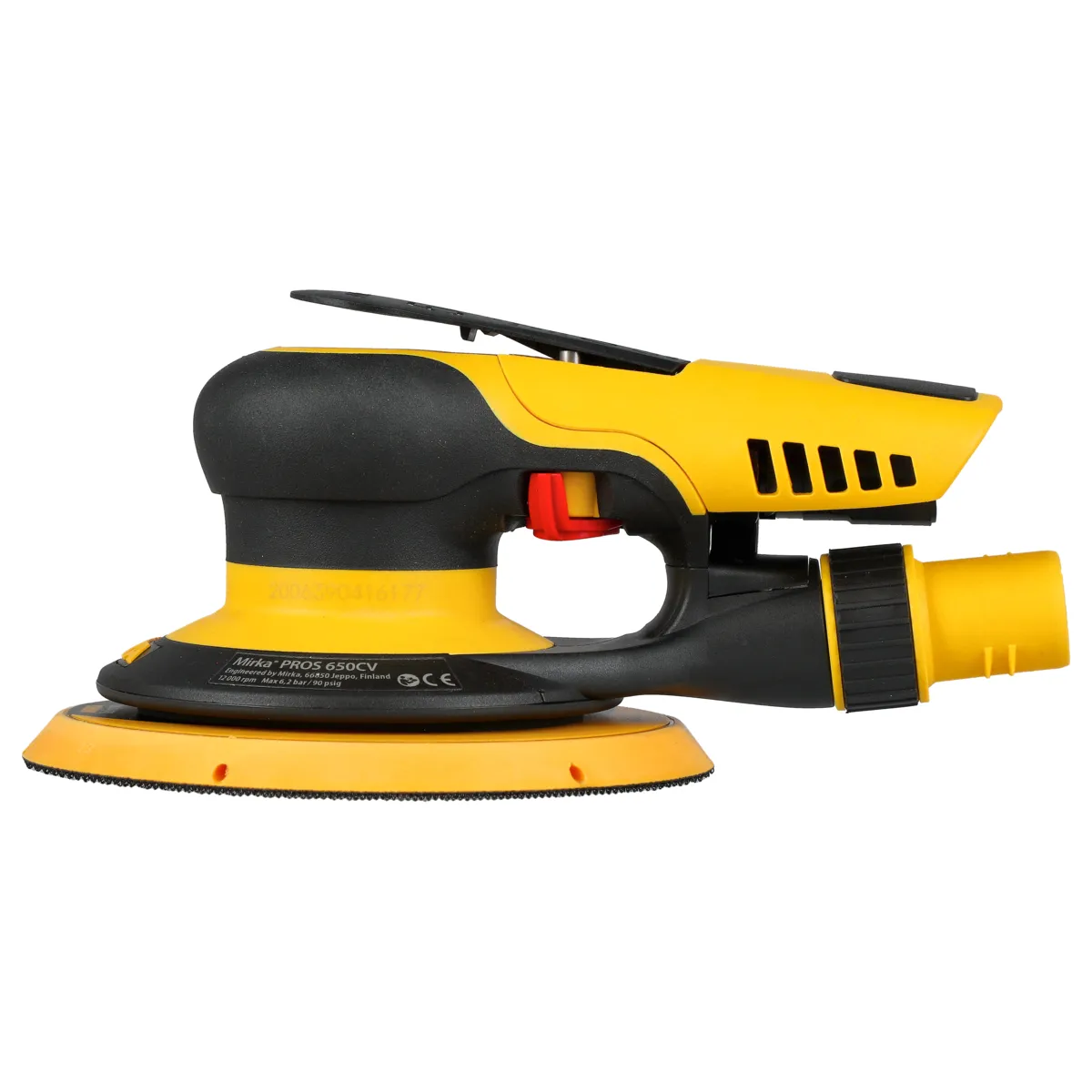 Masina slefuit Ø 150 mm - Masina slefuit pneumatica, Mirka® PROS 625CV Ø / PROS 650CV Ø 150 mm, orbitare la alegere 2.5 mm / 5.00 mm si Ø 150 mm