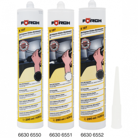 2. CONSUMABILE - Mastic polimer, Forch K127, culoare alb / gri / negru, cantitate 310 ml