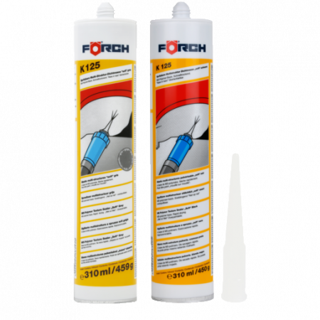 2. CONSUMABILE - Mastic polimer, Forch K125, culoare gri / negru, cantitate 310 ml