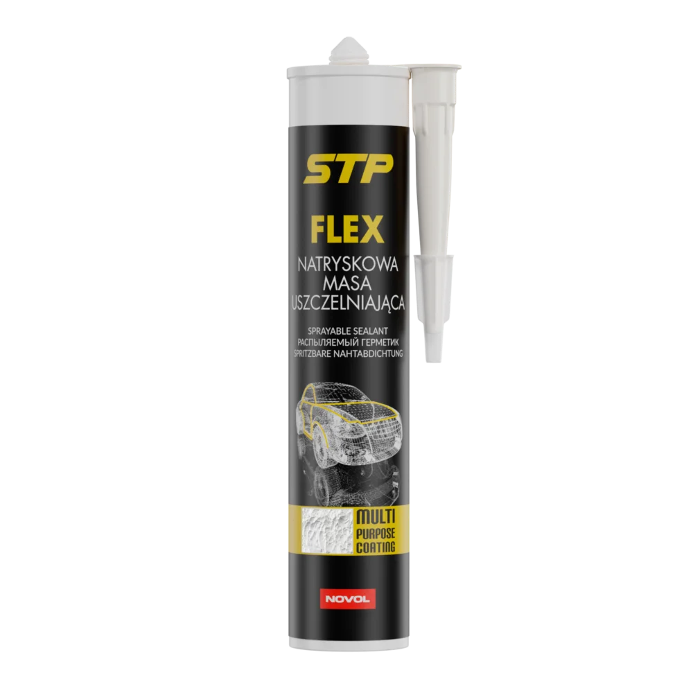 Mastic etansare - Mastic hibrid pulverizabil, Novol STP Flex, diferite culori, pentru pistol pneumatic, gramaj 290 ml